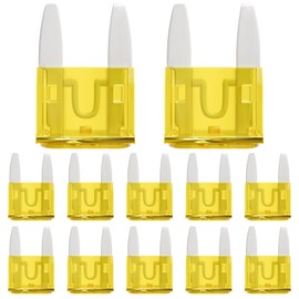 ALLECIN 20A Mini Fuse 20 Amp ATM APM Blade Car Fuses 20Amp Automotive Fusibles for RV Auto Motorcycle Truck (Pack of 50Pcs)
