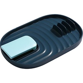 Plus Nao Kitchen Tool Stand, Pot Lid Stand, Ladle Rest, Chopsticks Rest, Cookware Storage, Kitchen Utensils, Kitchen Goods, Kitchen Utensils, Day - Blue, blue