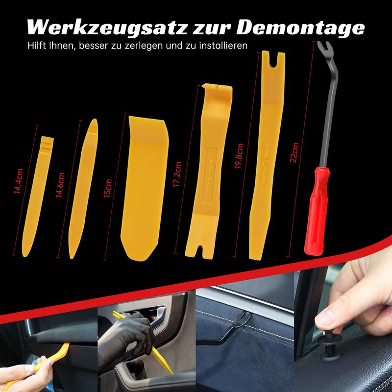 OTUAYAUTO 725 Piece Car Attachment Clips Set, Universal Car Accessories