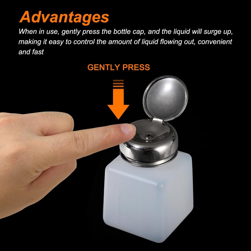 sourcing map Pack of 8 4 oz/120 ml Alcohol Press