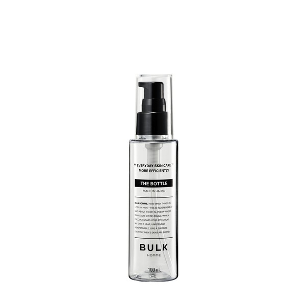 BULKHOMME THE BOTTLE 3.4 fl oz (100 ml) Refill Bottle for Bulk Om Milk Lotion (Men's Skin Care, Stylish Dispenser, Travel Bottle) 3.4 fl oz (100 ml)