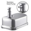 interhasa! Commercial Soap Dispenser Wall Mount 304 Stainless Steel Hand