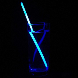 Aptafêtes LU8458/BLEU - Confezione da 100 braccialetti luminosi 4/6 H - 20 cm
