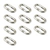 10 Pcs Spring Buckles Carabiner Clips Oval Rings Connector for