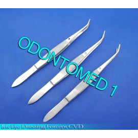 ODM 12 IRIS EYE DRESSING FORCEPS 4" CVD SURGICAL INSTRUMENTS