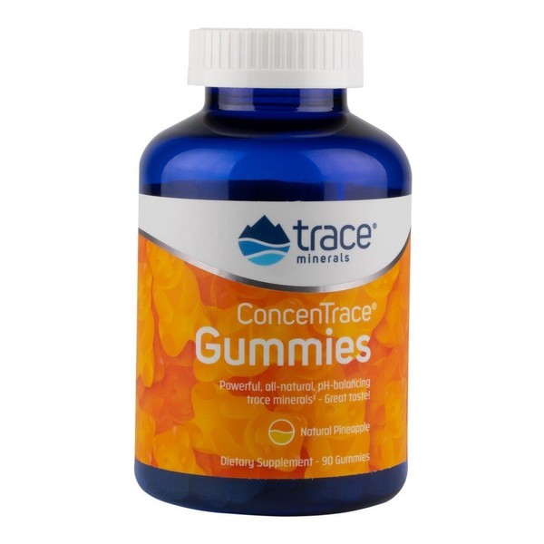 Trace Minerals ConcenTrace Gummies - Pineapple Flavor 90 Gummy