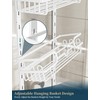 Consumest Over The Door Shower Caddy - 4 Tier Adjustable