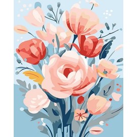 NANASUGUR Paint by Numbers for Adults Children Beginners, Paint by Numbers Kit DIY Oil Painting by Numbers Kit Home Decor Gift(Unframed 40 x 50 cm)