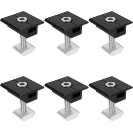 10 x Aluminium Solar Panel Mounting Brackets 30 mm Roof Mounting Brackets for Camping Car Photovoltaic Panel Flat Roof with Nuts and Bolt