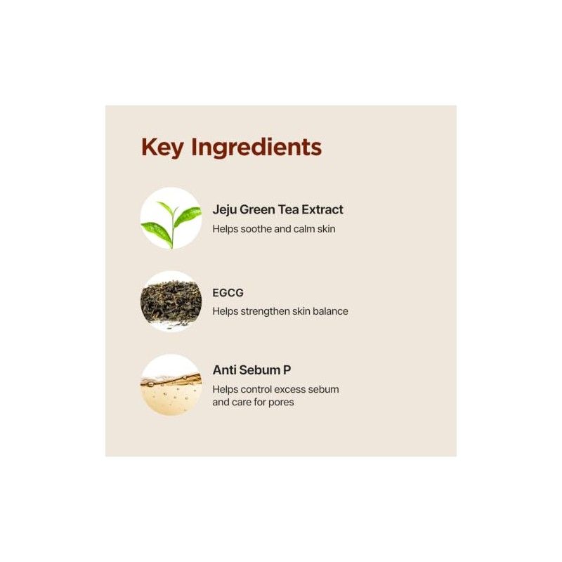 ISNTREE Suero Facial Green Tea Fresh Serum - Coreano con