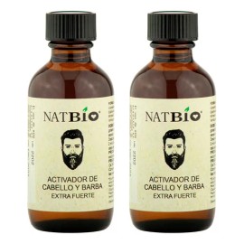 Crecimiento De Cabello Y Barba Abundante Natbio 2 Tónicos