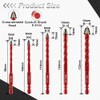 FOCSTOL Serrated Masonry Drill Bit Set 5pcs - High-Strength Eccentric