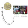 iwobi 3 Pcs Folding Handbag Table Hanger,Butterfly Design Bag Hanger