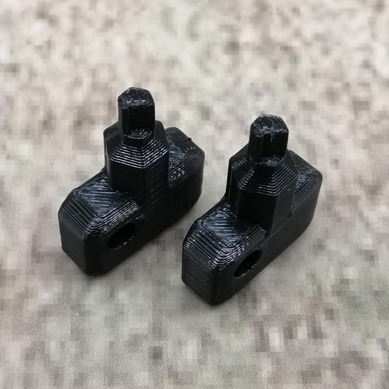 ULEIVA Replacement Key 2 x Black Compatible with Synology NAS