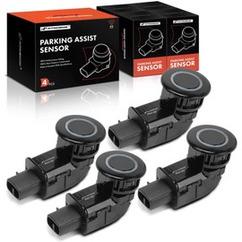A-Premium 4-PC Reverse Backup Parking Assist Sensor Compatible with Select Lexus Models - LS430 2002 2003 2004 2005 2006, Replace# 8934150011, 89341500110E1