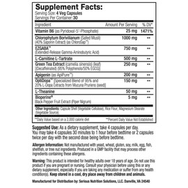 SNS Growth Factor XT Advanced Lean Muscle Formula 120 Vegetarian Capsules New