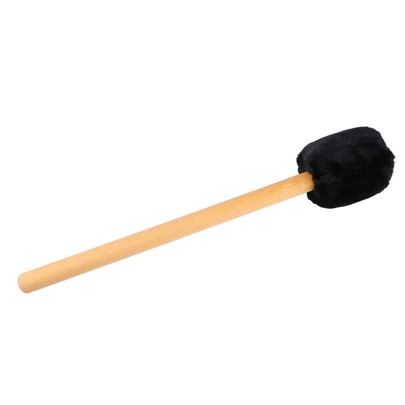 Drum Mallet Soft Felt Head Drumstick with Long Handle for