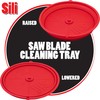 Sili Saw Blade Collapsible Cleaning Tray Made from Silicone to