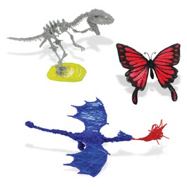 Magic Pen Kids Craft Gift or Classroom Set - Best 3D Printing/Drawing/Doodle Pen (Filament Pack - 15 Colors)