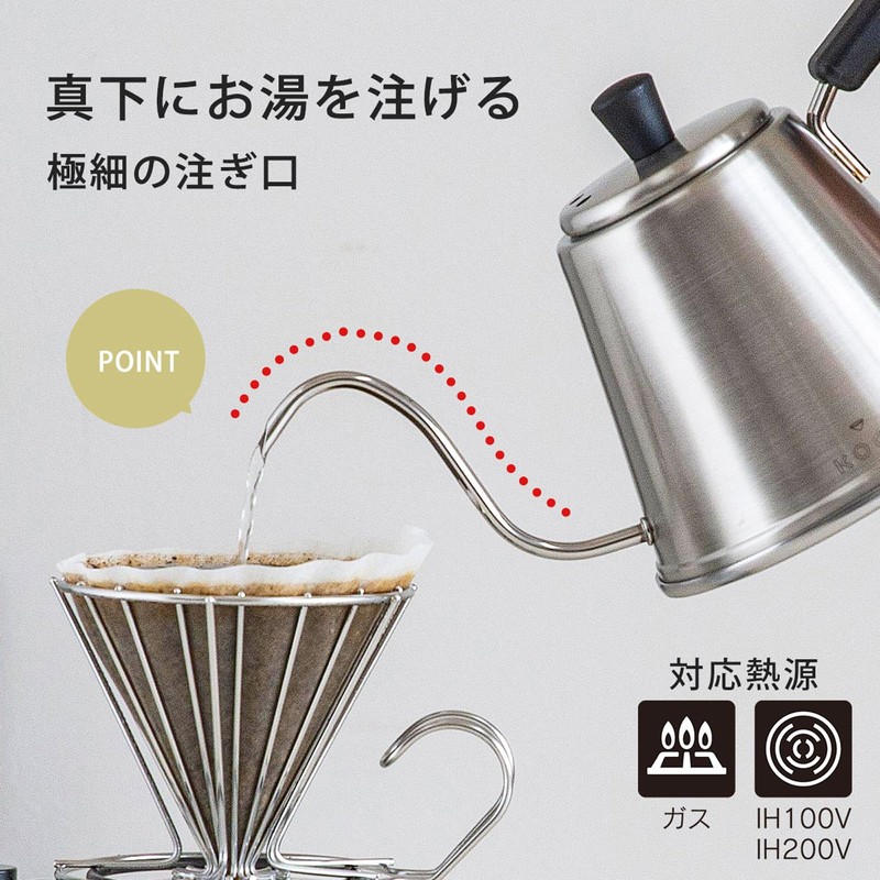 Shimomura Co., Ltd. ITTEKI Pro 46071 Coffee Instruments Drip Pot
