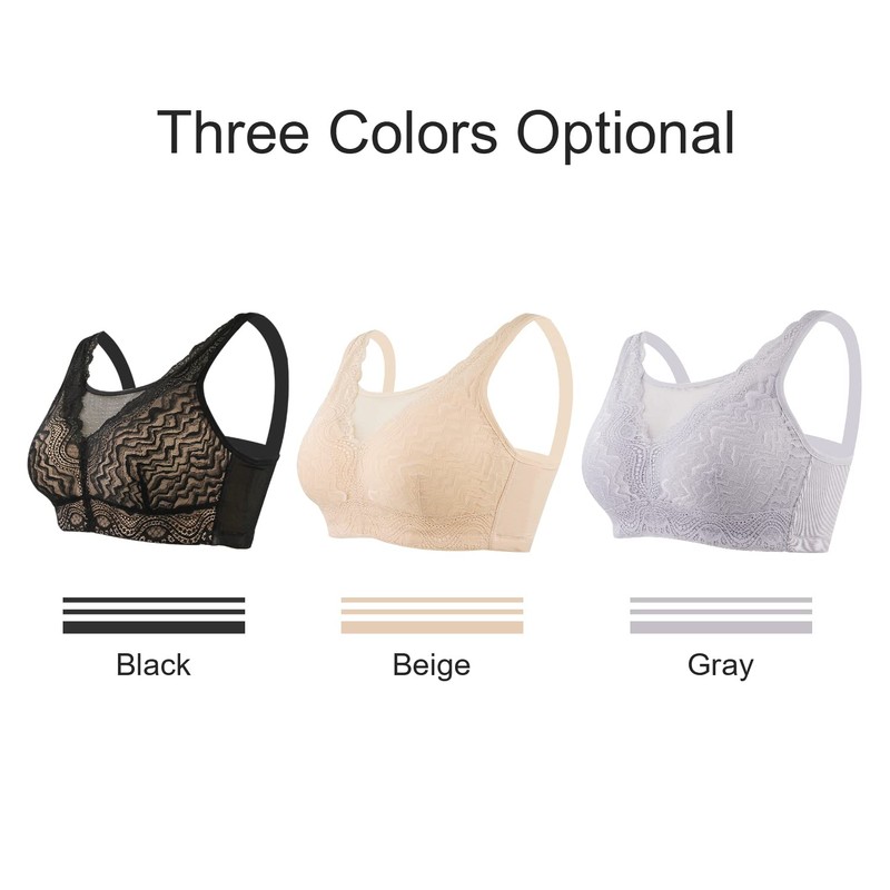 Lervanla Mastectomy Bras with Pockets Non Wired Post Up Bras