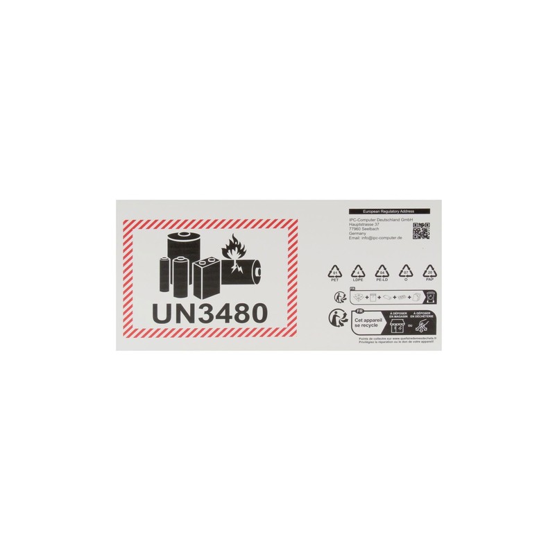 IPC-Computer Akku kompatibel zu Lenovo - SB10T83198 mit 55Wh