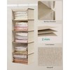 SONGMICS Hanging Organizer Closet Organizer Hanging Shelf Hanging Storage Foldable