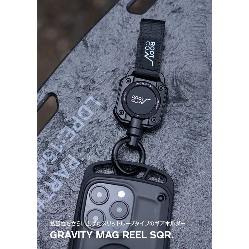 (ROOT CO.) GRAVITY MAG REEL SQR., white