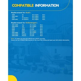 PHILTOP 11.25 inch（285.8 mm） Rear Solid Disc Brake Rotors Compatible with Volkswagen Eos 2007-2008, 2-PC Set replace # 34399