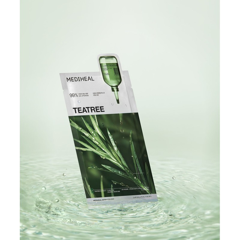 Mediheal Essential Mask Pack 10 Sheets 7 Types (Tea Tree/Madecassoside/Collagen/Hyaluronic