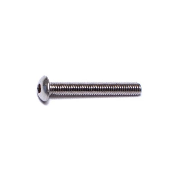 Unbranded 4mm-0.7 x 30mm A2 Stainless Button Head Hex Socket