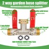 EJW Hose Splitter 2 Way, Garden Hose Splitters, 2 Way
