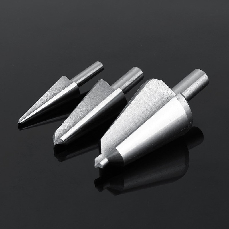 Umbrella Step Cone Drill HSS Drill Bit Set Coupe-Cône Countersink