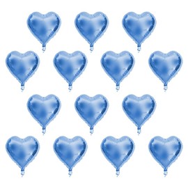 10pcs Heart Shaped Balloons 10inch Heart Mylars Aluminum Foil Balloon For Party Wedding Birthday Decoration Heart Balloons(blue)