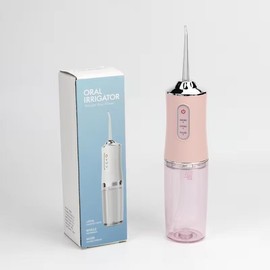 ETHME Oral Irrigator 4 In 1 Water Flosser Cordless Portable and Rechargeable Irrigation Cleaner -Comprehensive Daily Teeth Care Solution for Men Women - Color: WF-PINK