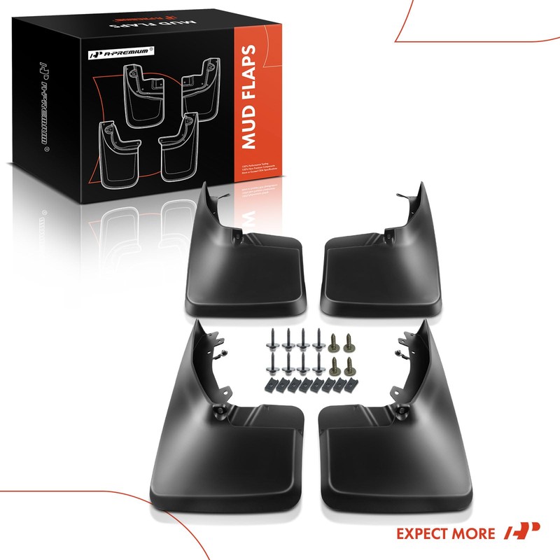 A-Premium 4PCS Mud Flaps Splash Guards Compatible with Dodge, Ram