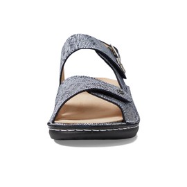 Finn Comfort Women's Barbuda Sandal, Blue Words, 11.5-12