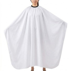 Lead Salon Cheongdam luxury silk dyed cloth cut cloth beauty salon makeup gown large size, 1 piece, white / 리드살롱 청담 고급 실크 염색보 커트보 미용실 메이크업 가운 대형, 1개, 화이트