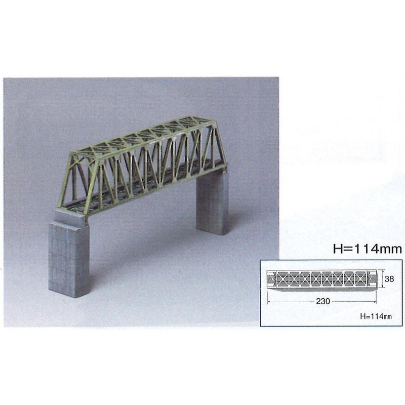 N gauge truss bridge 2135 (Unpainted Kit)