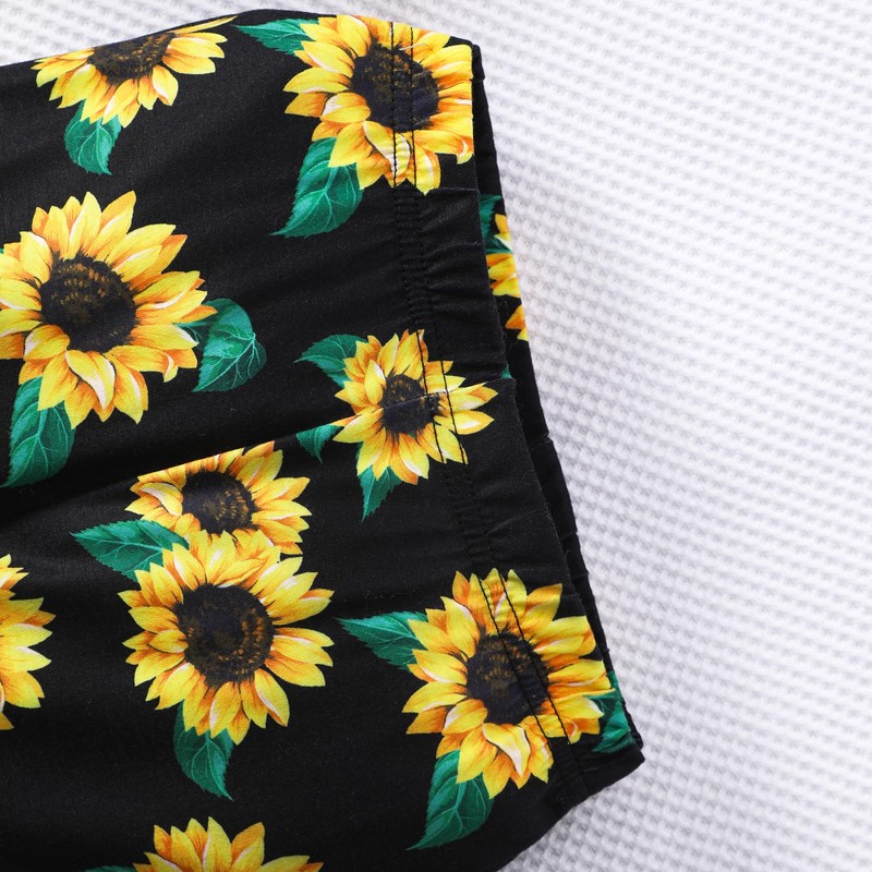 YIowcoo Girls Outfits 2PCS Ruffle Sleeve Top Girls Bell Bottom