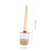 MAGICLULU Pig Bristle Round Head Touchup Brush for Painting Car