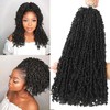 Yanky twist crochet hair 16 Inch 10Pack(20stands/Pack) Natural Black Pre-Twisted