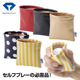 Daiya Golf AS-146 Ball Cleaner Ball Wiper Black