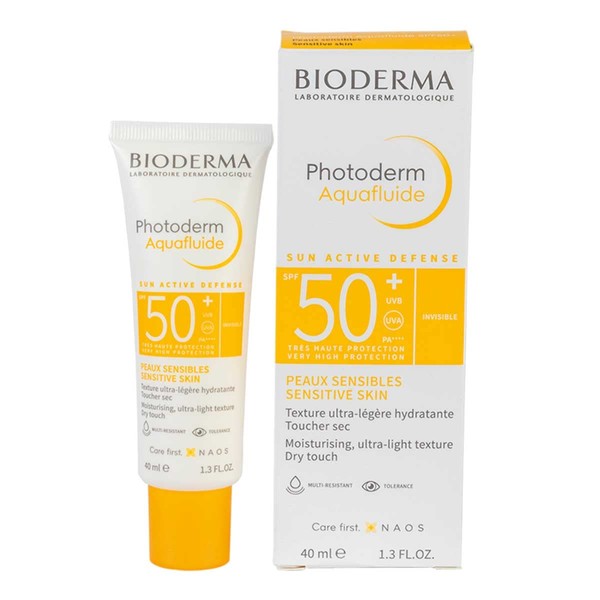 BIODERMA Photoderm Max Aquafluido Spf 50 plus sunscreen, pack of 40ml