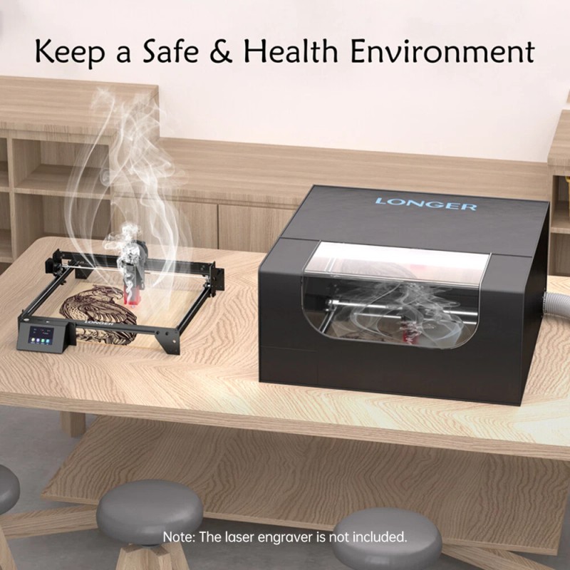 LONGER Laser Engraver Enclosure w Vent 27.5x27.5x11.8