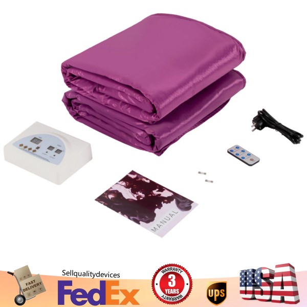 Unbranded 2 Zone Far Infrared Sauna Blanket Digital Controller Slimming
