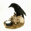 Joh.Vogler GmbH Raven on Skull with Two Tea Lights