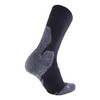 UYN Men's Trekking Cool Merino Sock, Black/Grey Melange, 45-47 EU