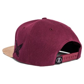 Blackskies Port Snapback Cap, Unisex Baseball Cap, Faux Suede Peak - Baseball Port Said