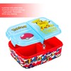 Pokémon Kids Childrens Multi Compartment Rectangular School Travel Lunch Food